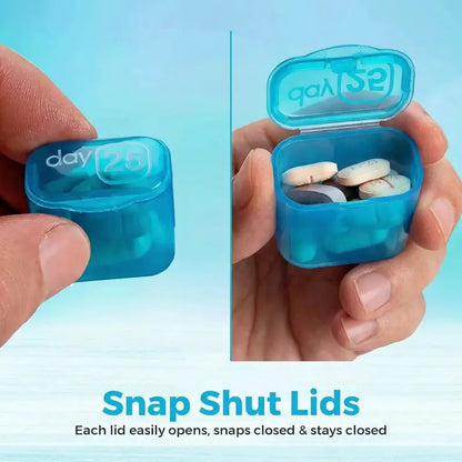 🗓️ 2026 Upgraded 31-Day Pill Organizer | Sort Once, Worry-Free All Month | Perfect for Travel & Daily Supplements