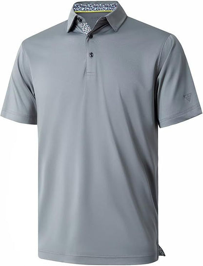 ⚡Hot Sales 50% OFF🔥8-Pack Men's Polo Shirts – Soft Breathable Cotton, Comfortable Short Sleeve Casual Fit