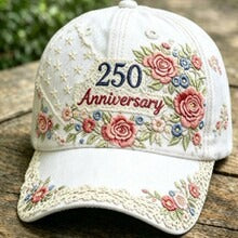 USA 250th Anniversary Baseball Cap — 3D Digital Print, Sun-Shading & UV Protection