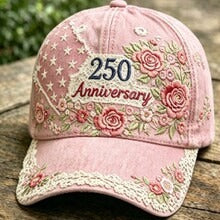 USA 250th Anniversary Baseball Cap — 3D Digital Print, Sun-Shading & UV Protection