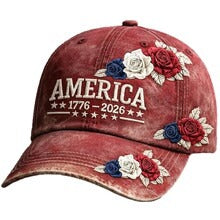 USA 250th Anniversary Baseball Cap — 3D Digital Print, Sun-Shading & UV Protection