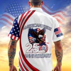 Custom Name American Pride Patriotic 250th Anniversary Eagle Hawaii Shirt