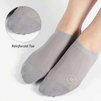 🔥 3-Pair Invisible Grip Socks Pack 🧦 – Breathable Low-Cut Anti-Slip Sweat-Absorbing Design