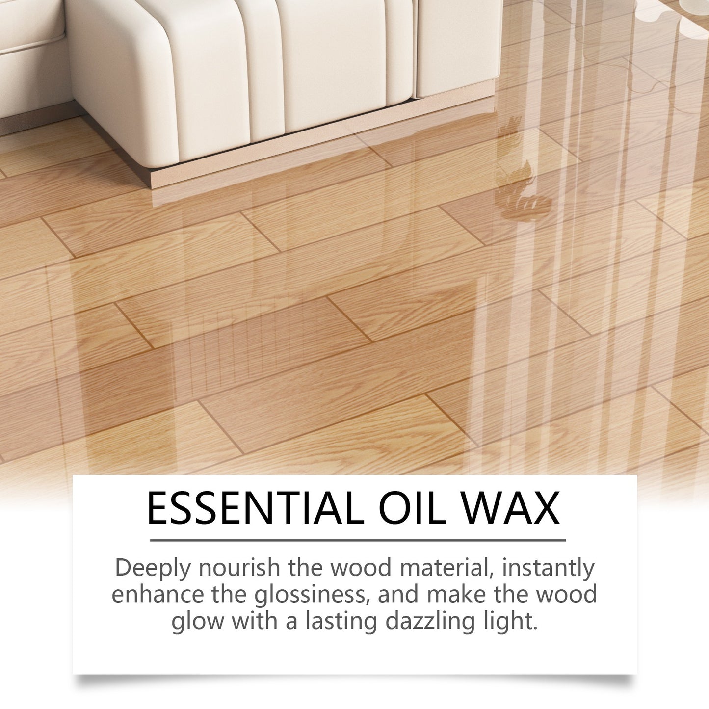Micro-Molecularized Natural Beeswax Floor Polish Spray (120ml)