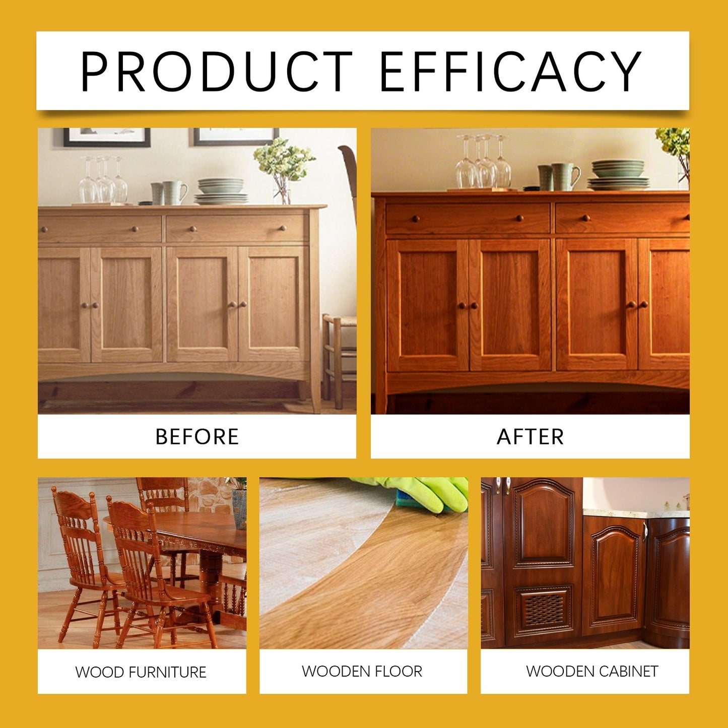 Micro-Molecularized Natural Beeswax Floor Polish Spray (120ml)