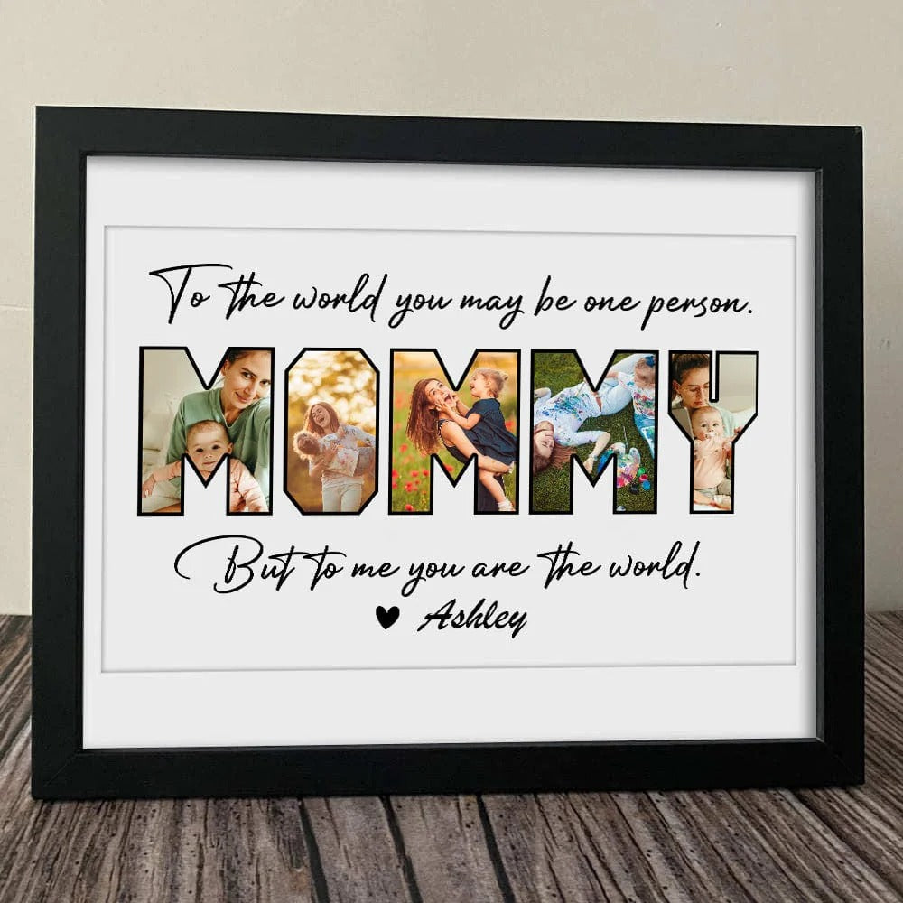 Custom Photo Happy Mother's Day To Mom Picture Frame