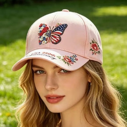 USA 250th Anniversary Baseball Cap — 3D Digital Print, Sun-Shading & UV Protection