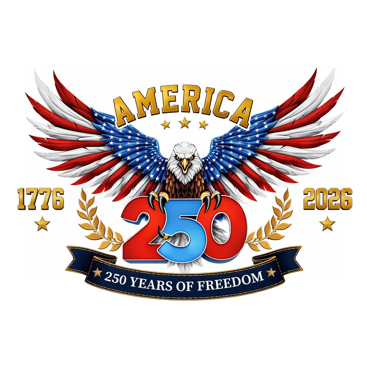 Personalized US Eagle 250 Years Of Freedom 1776 - 2026 Classic Cap