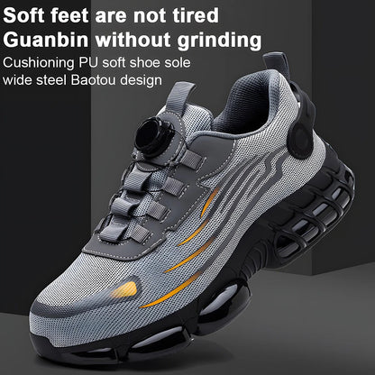 Men's Smash and Stab Resistant Work Safety Shoes