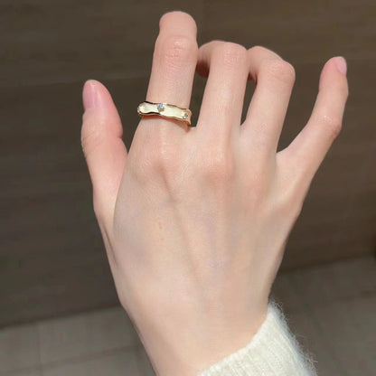 Vibrant Enamel Ring - Colorful Stackable Band for Women