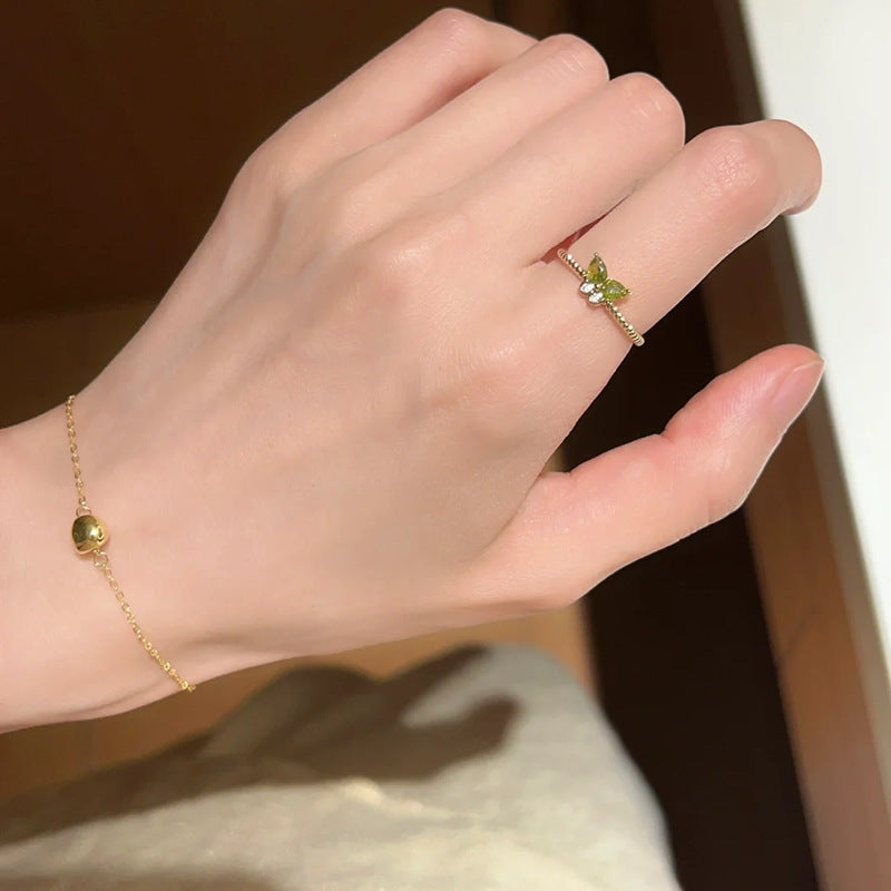 Vibrant Enamel Ring - Colorful Stackable Band for Women