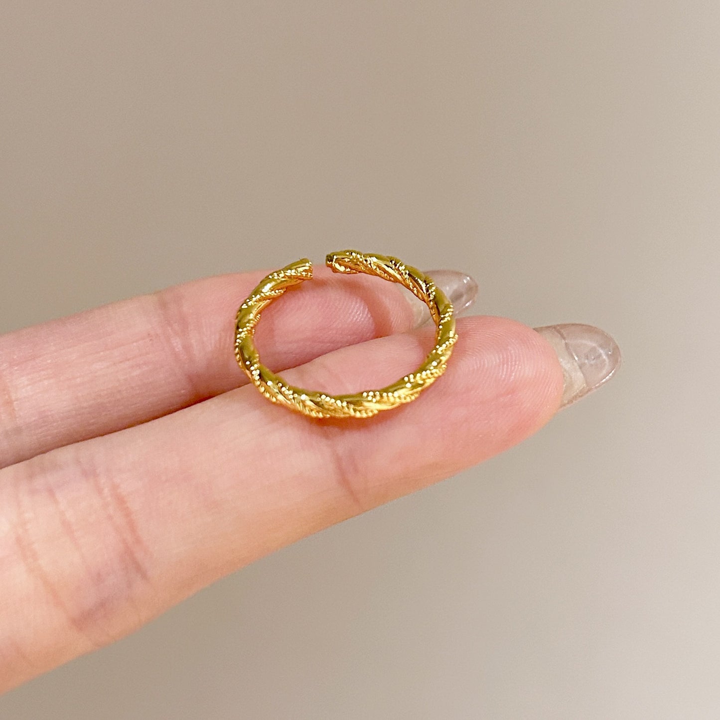Vibrant Enamel Ring - Colorful Stackable Band for Women