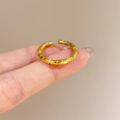 Vibrant Enamel Ring - Colorful Stackable Band for Women