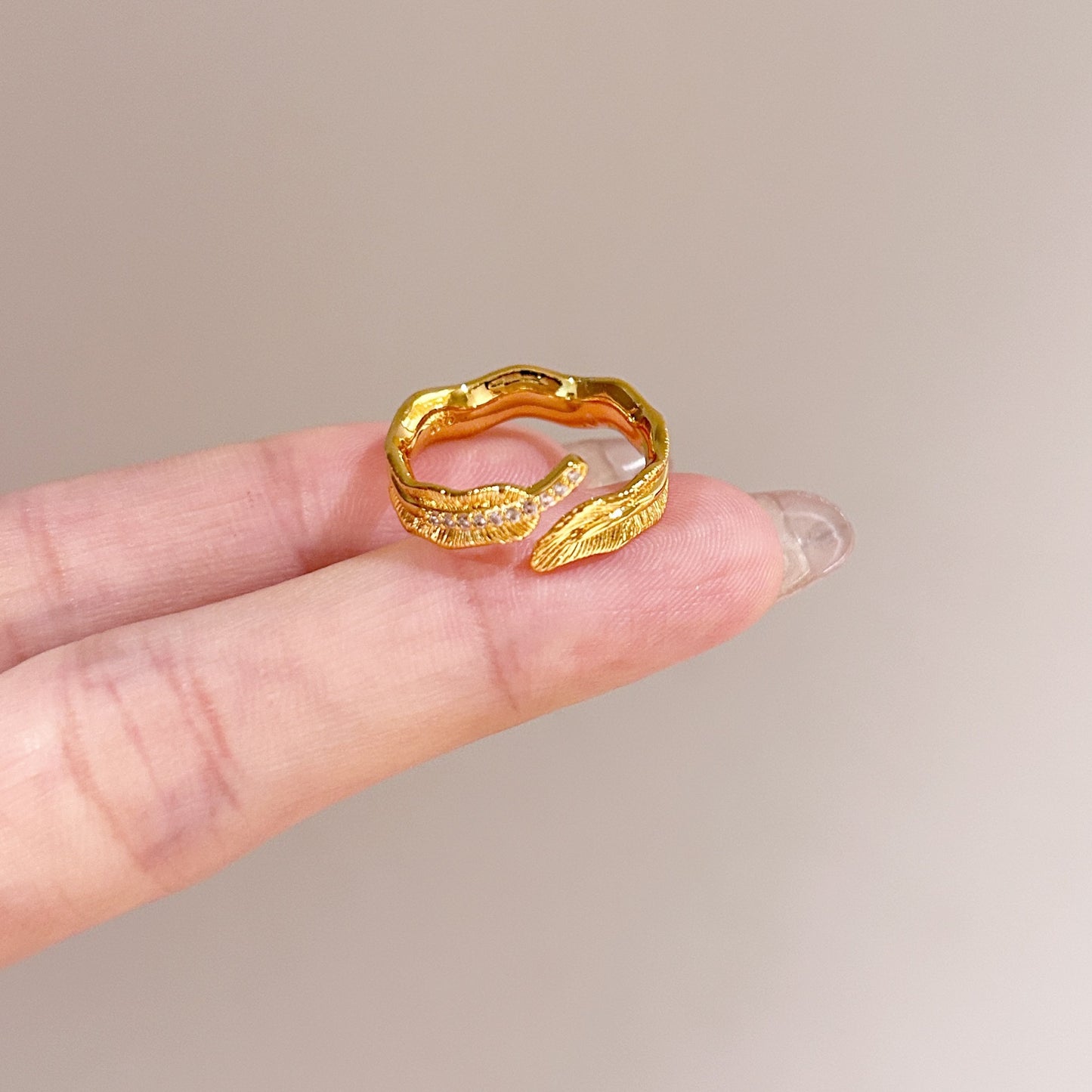 Vibrant Enamel Ring - Colorful Stackable Band for Women