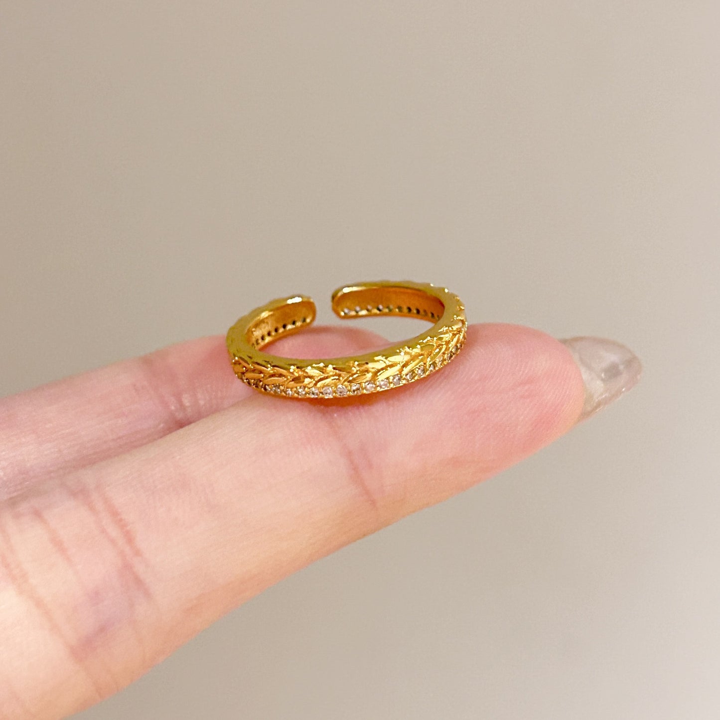 Vibrant Enamel Ring - Colorful Stackable Band for Women